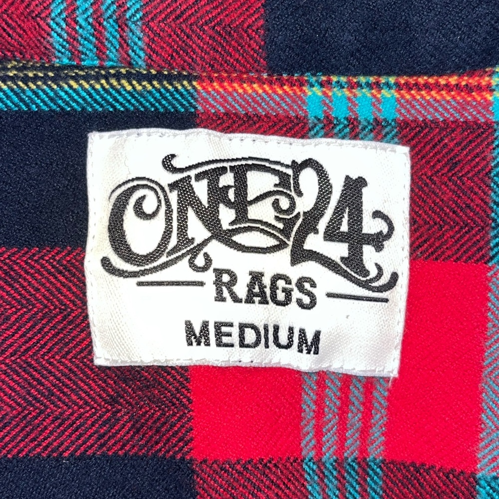 One24 Rags Flannel Button Up - Picture 4 of 6